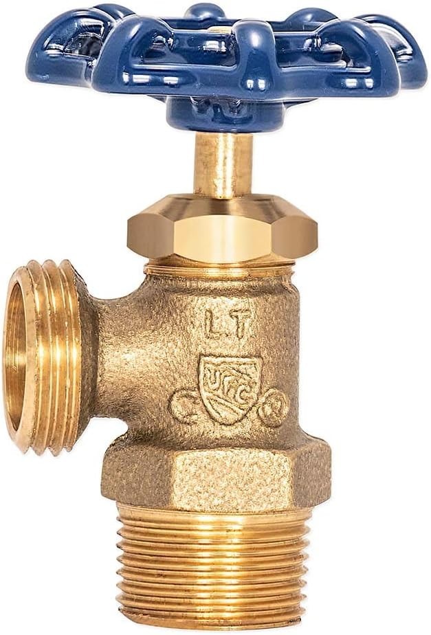 3/4 Inch Brass Boiler Drain Valve – Reliable, Easy to Operate, 125 PSI