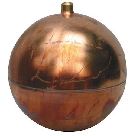 Naugatuck Grc4023ra Float Ball, Round, Copper, 4 In