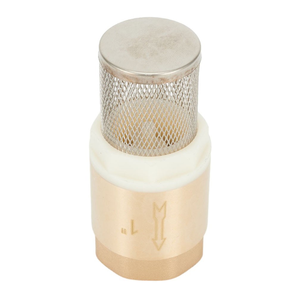 Valves Foot Valve 1 Inch Internal Thread Brass DN25/25 Mm Gold/Silver
