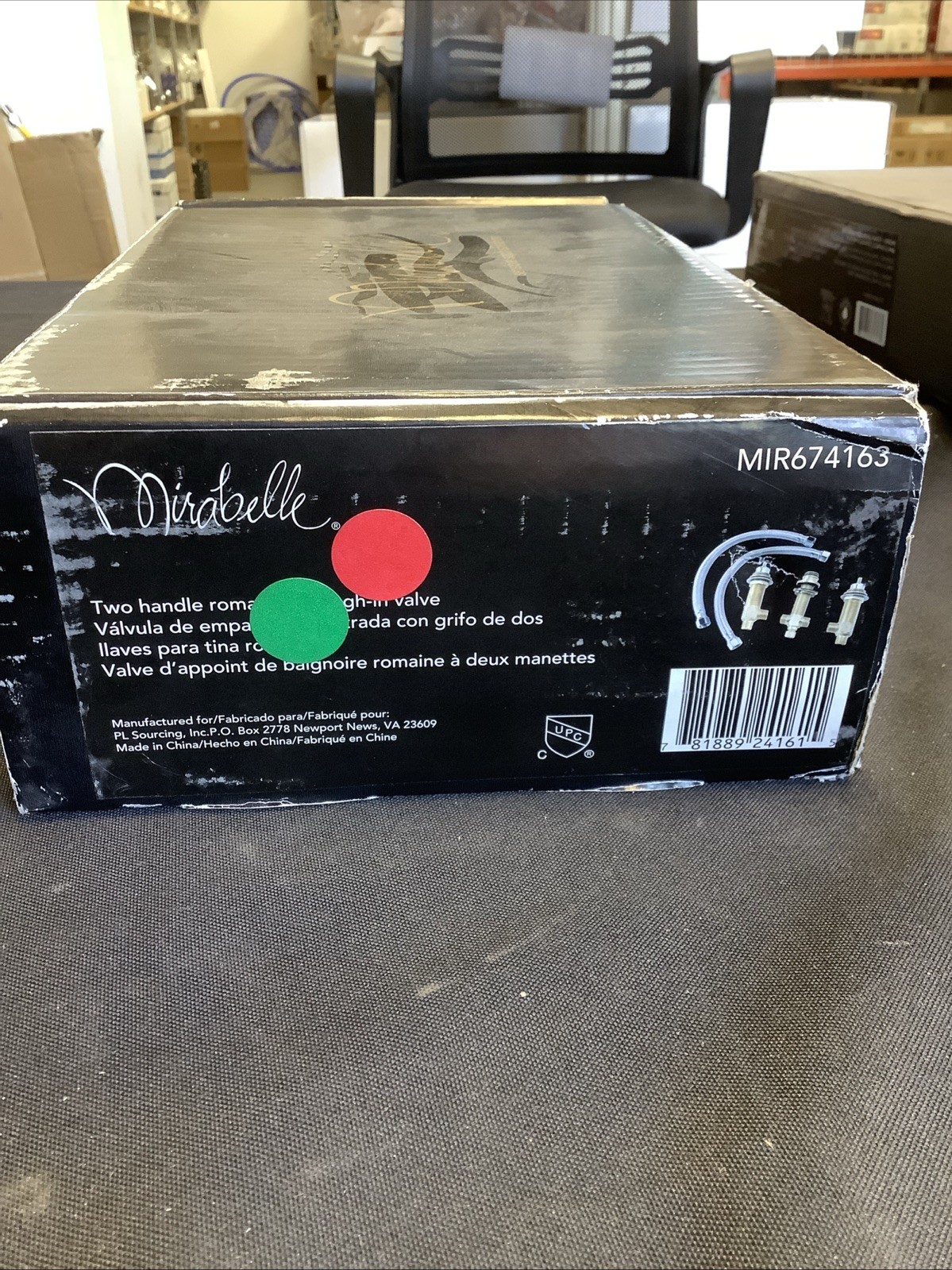 Mirabelle Two Handle Rough In Valve. No Hoses. MIR674163 H13