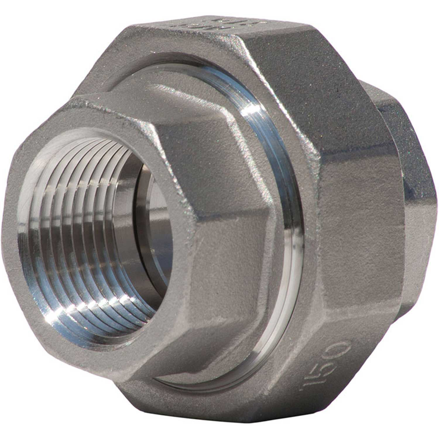 1-1/2″ Union 304 Stainless Steel FNPT Class 150 300 PSI