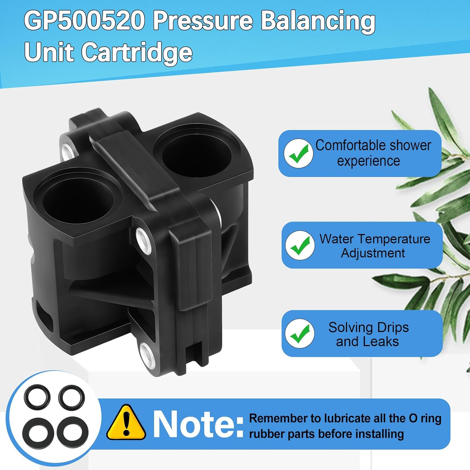GP500520 Pressure Balancing Unit Cartridge, Compatible With Kohler GP77759, GP77
