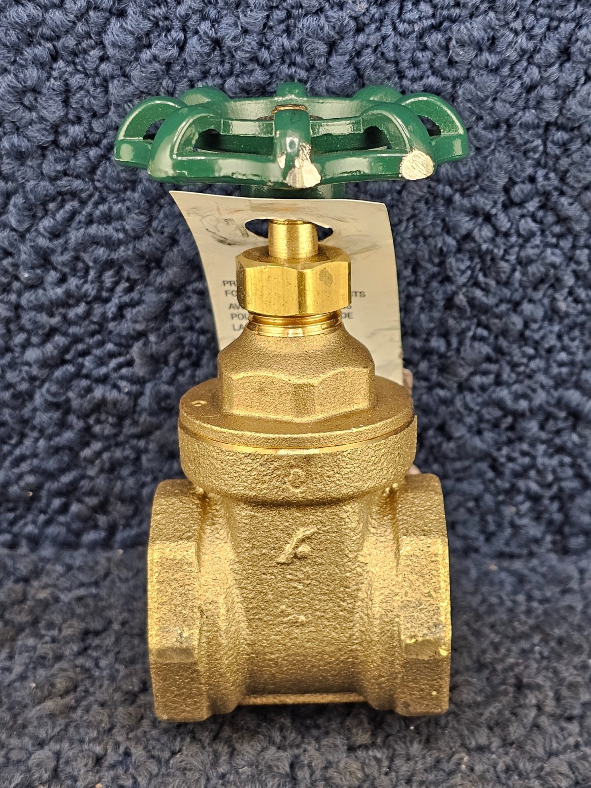 PROFLO PFXT300G: 1″ Non Rising Brass Stem Gate Valve, Low-Lead 200 WOG