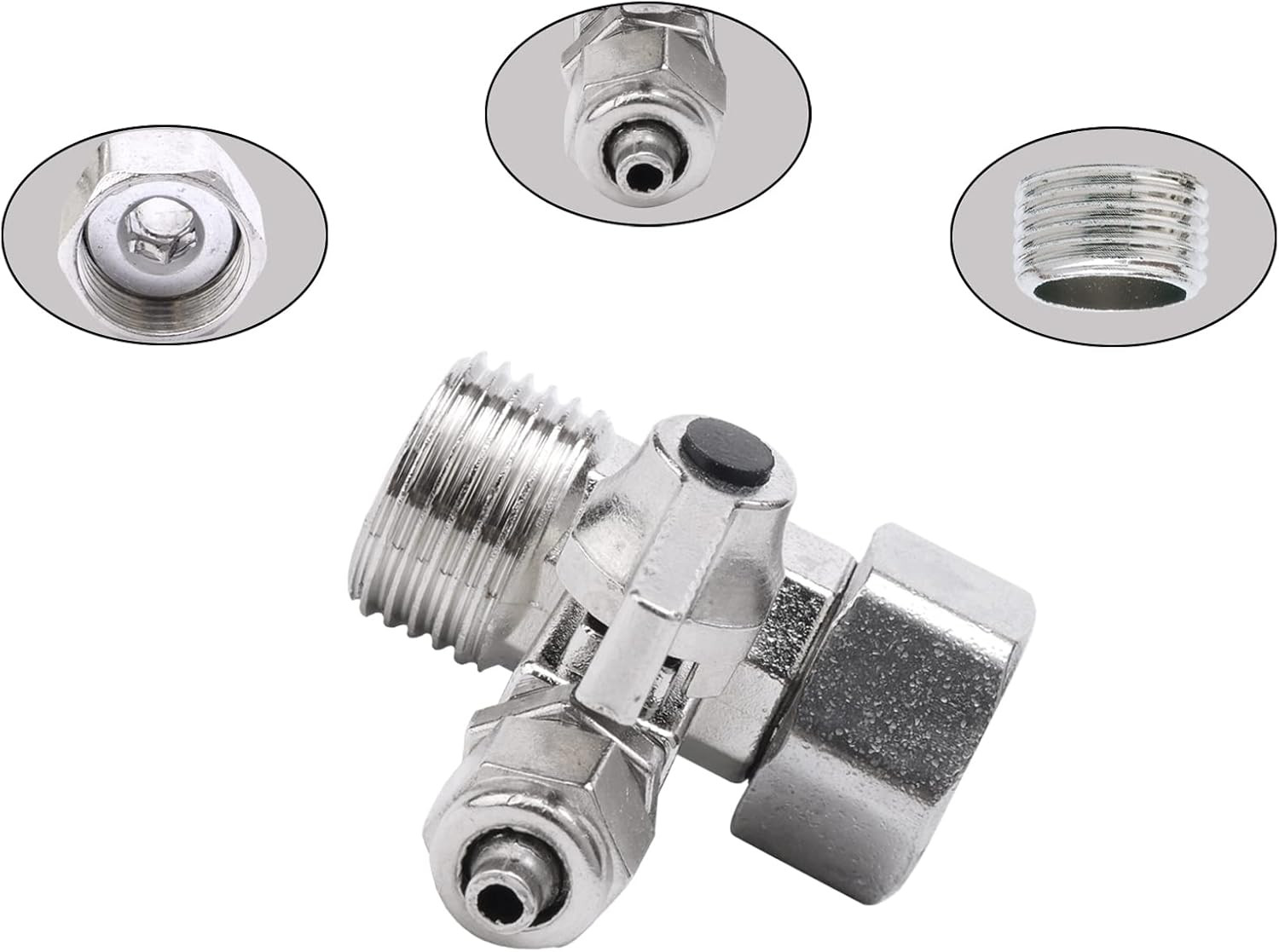 Feed Water Adapter- 1/2 Inch Compression and 1/4 Inch O.D Compression Angle Stop