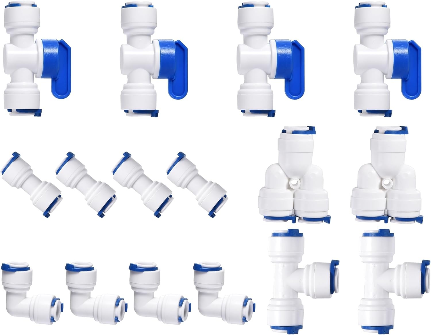3/8″ OD Quick Connect Push in to Connect Water Tube Fitting for RO Reverse Osmos