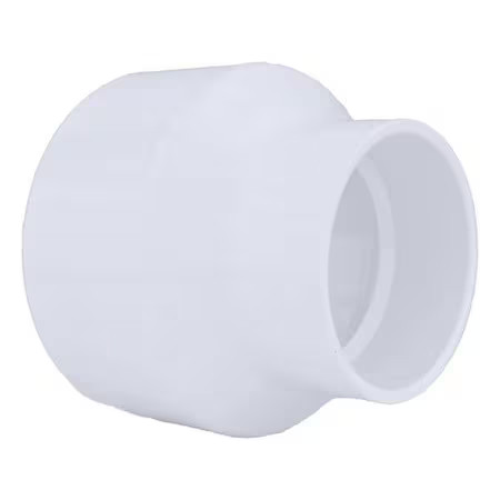 Zoro Select 1Wkv5 Pvc Reducer, Hub, 6 In X 4 In Pipe Size, 1Wkv5