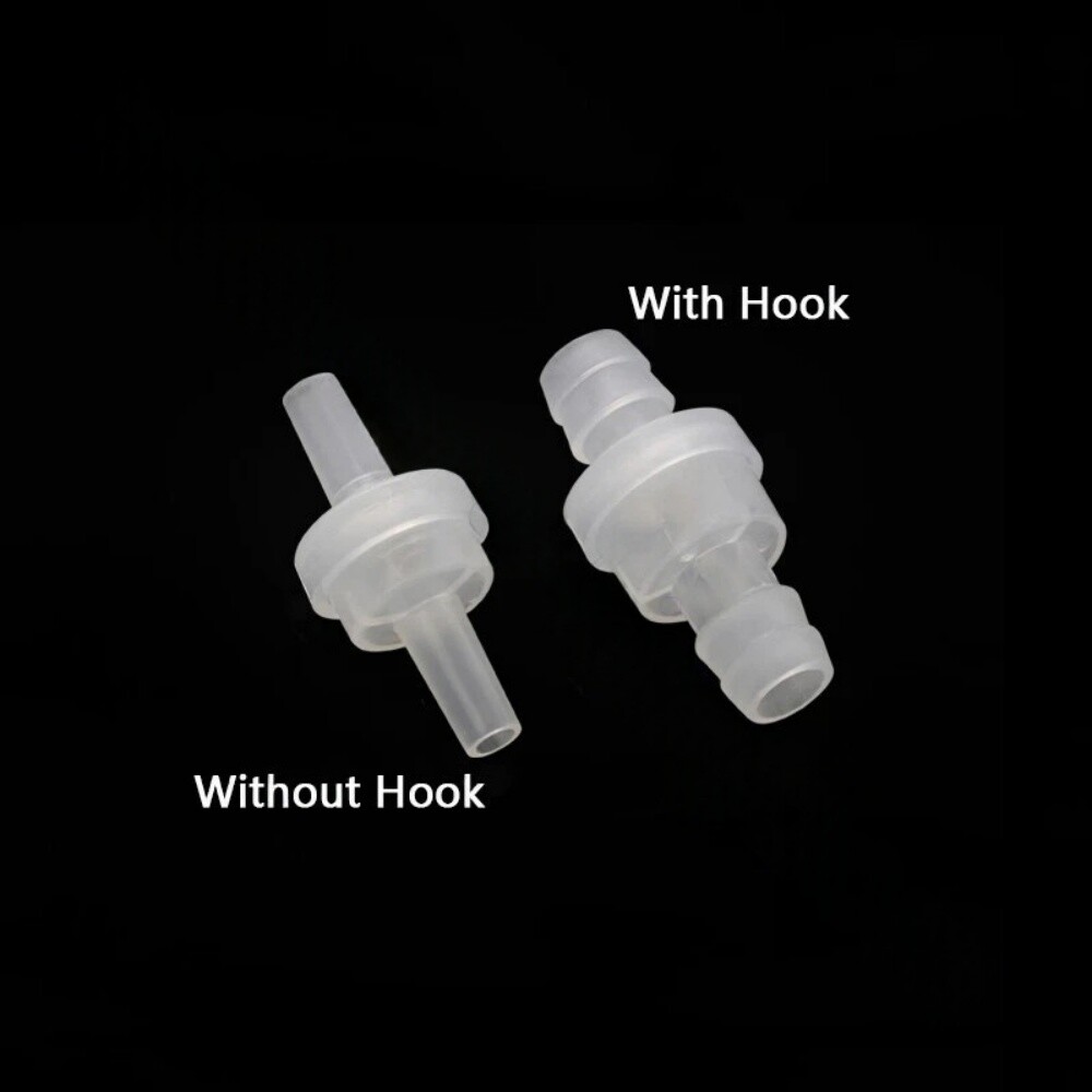 Plastic One Way Non-return Valve Fuel Gas Liquid Air 3/4/5/8/10/12mm Hose ID