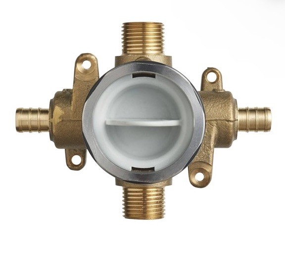 American Standard RU107SS Flash Shower Rough-in Valve with PEX -Crimp with Stops