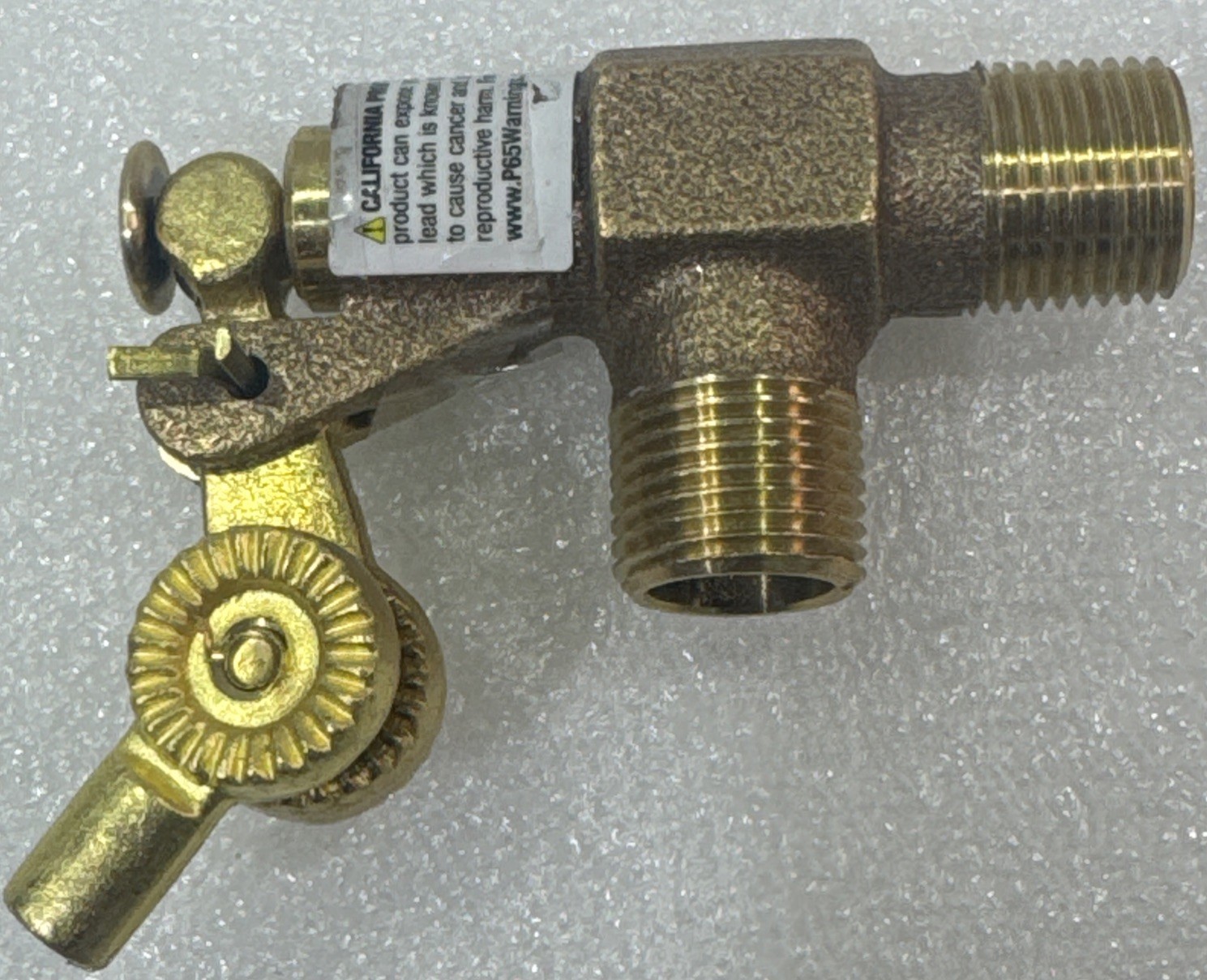 Watts ST500 1/2″ Bronze Standard Duty Float Valve Male NPT 125 PSI 180°F
