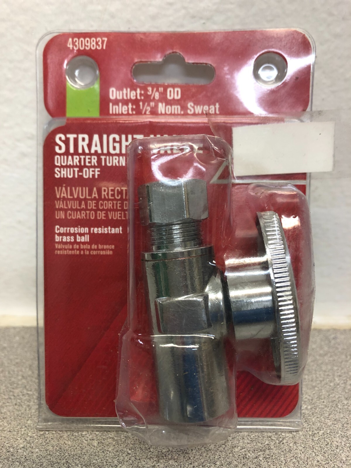 Sweat Compression 4309837 Brass Shut-Off Valve
