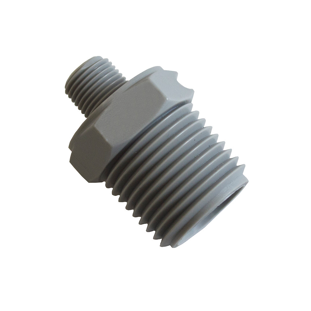 Tefen Fitting Pipe Reducing Nipple 3/4in. NPT x 1/2in. NPT 10 Pack