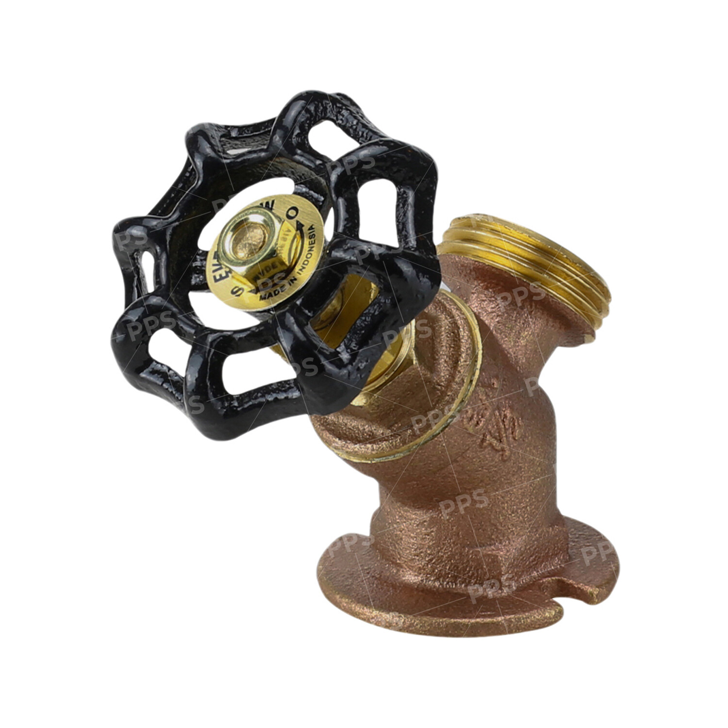 Midline 1/2″in FIP Hose Bib Multi Turn Sillcock Valve Pipe FIP x MHT Cast Brass