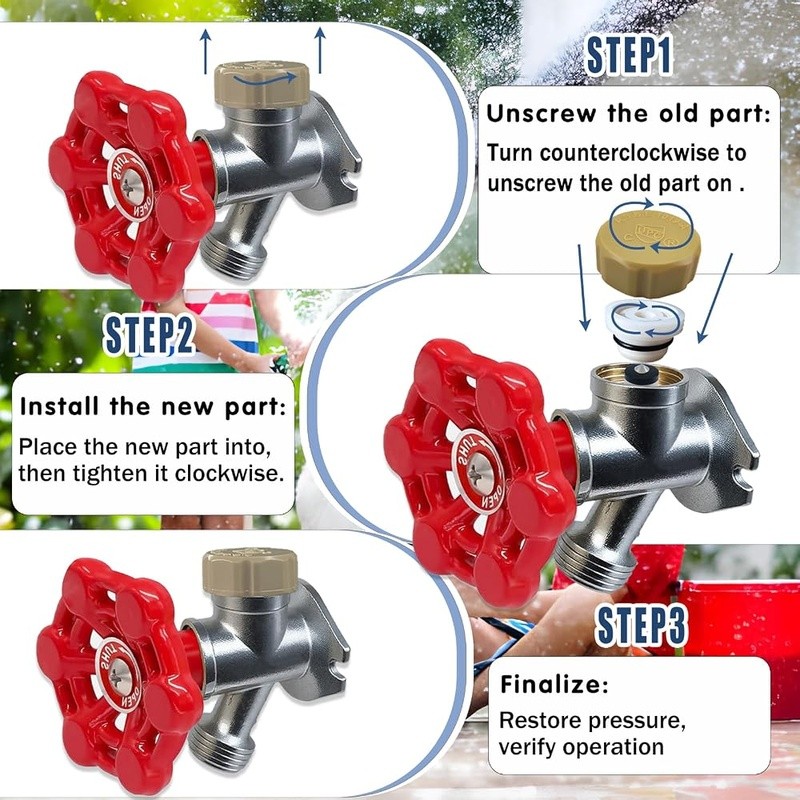 Anti-siphon Valve Vacuum Breaker Easy Install Durable ABS Plastic Safety Device