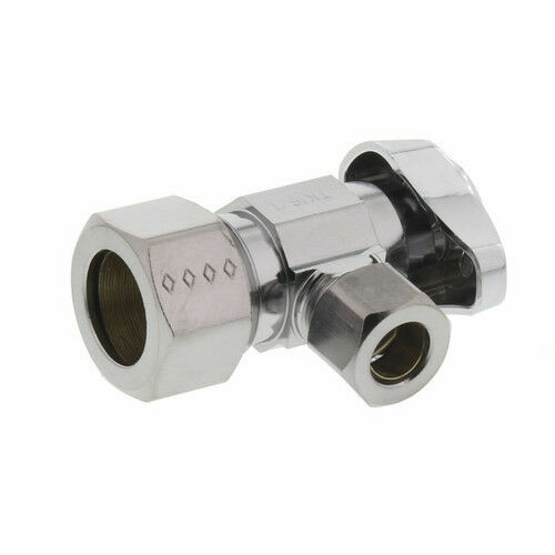 1/4 TURN ANGLE STOP 1/2 X 3/8 CHROME (G2CR19XC) BRASSCRAFT
