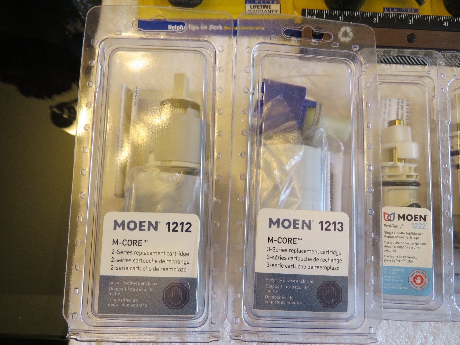 BRAND NEW MOEN CARTRIDGE LOT (15)PCS. 1212, 1213, 1222, 1224, 1234, 1255 & T161