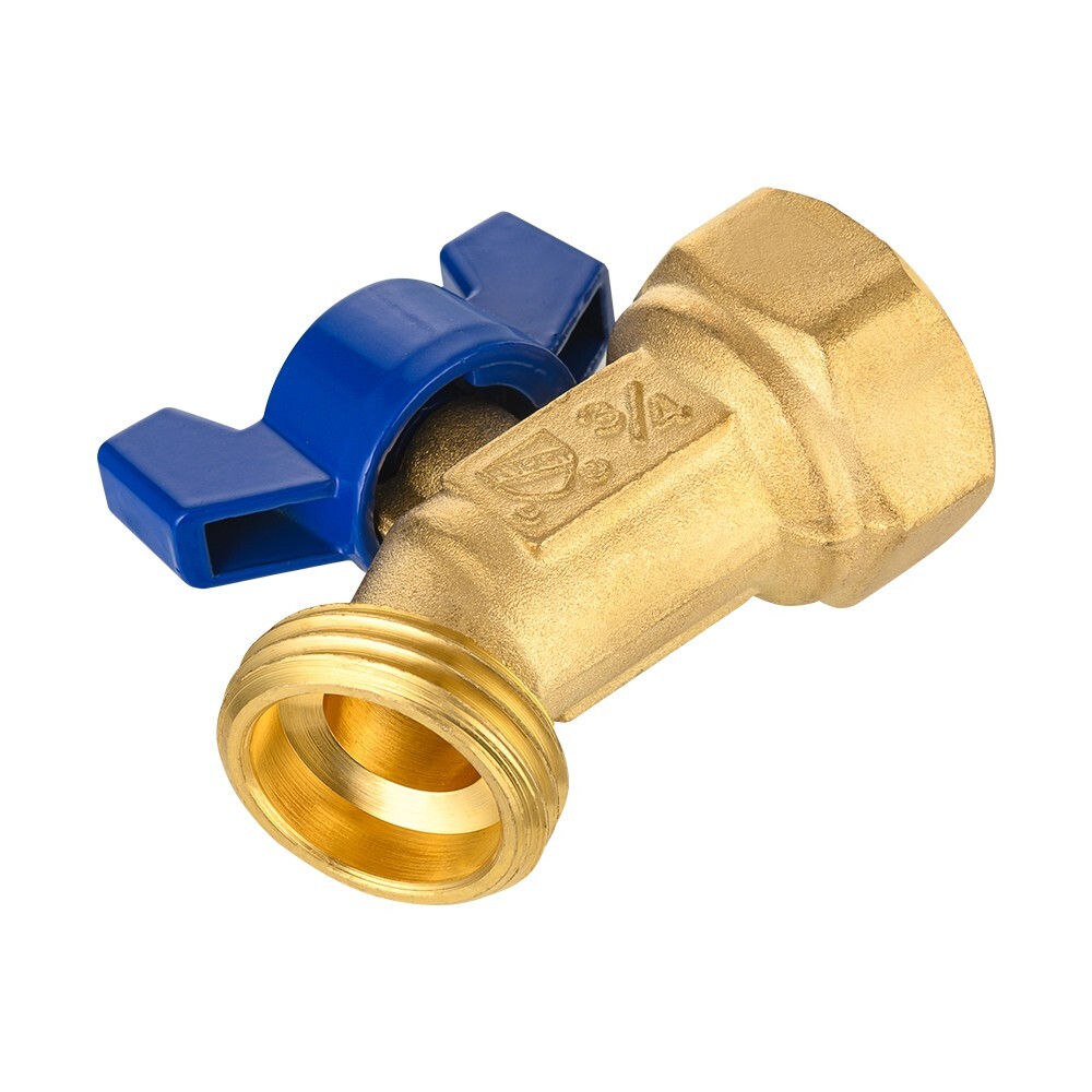 2 PCS EFIELD 1/4Turn Spigot ,Outdoor Brass Valve 3/4″ Female NPT Inlet x3/4″ MHT