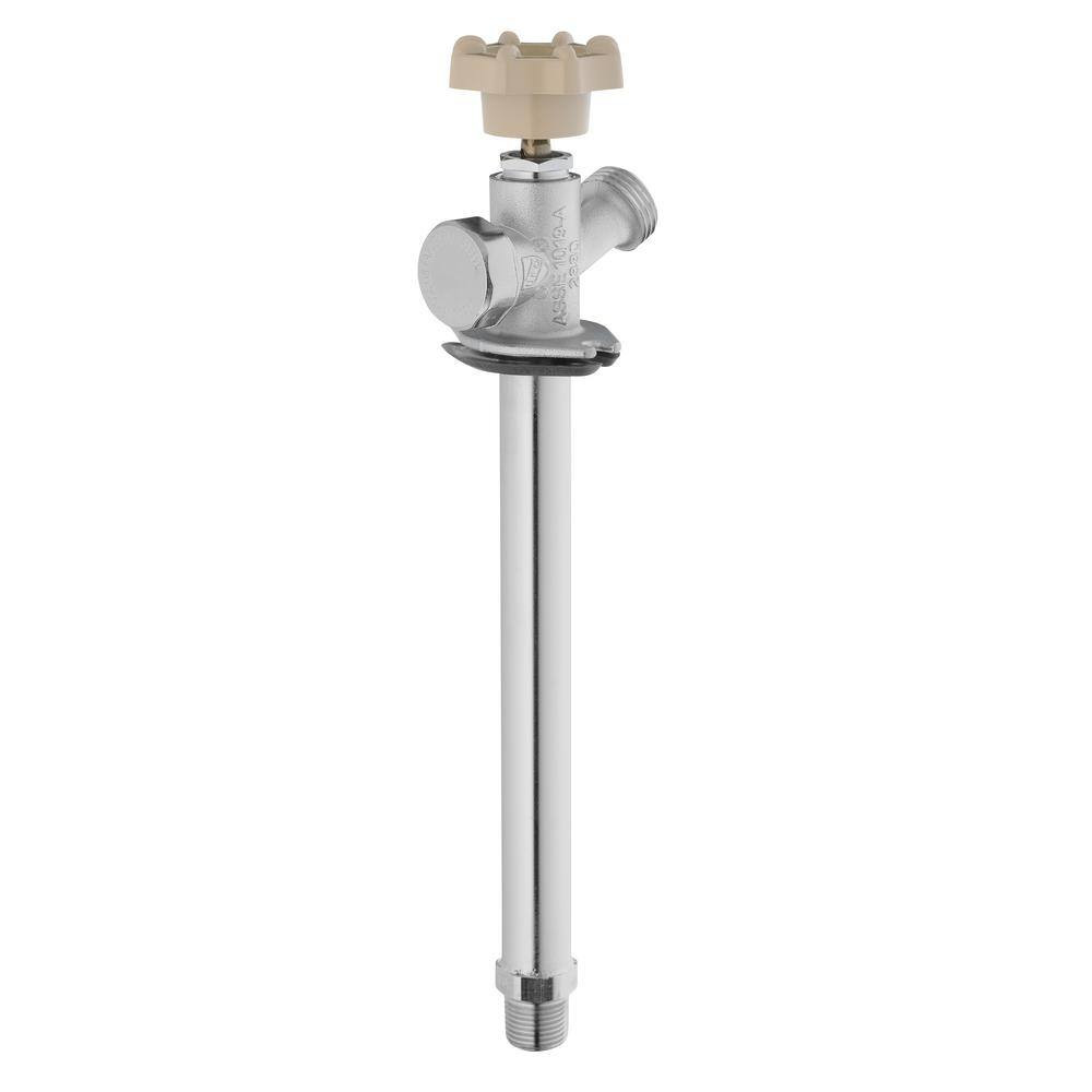 3/4 In. MHT X 1/2 In. MIP and 1/2 In. SWT X 8 In. Brass Anti-Siphon Frost Free S