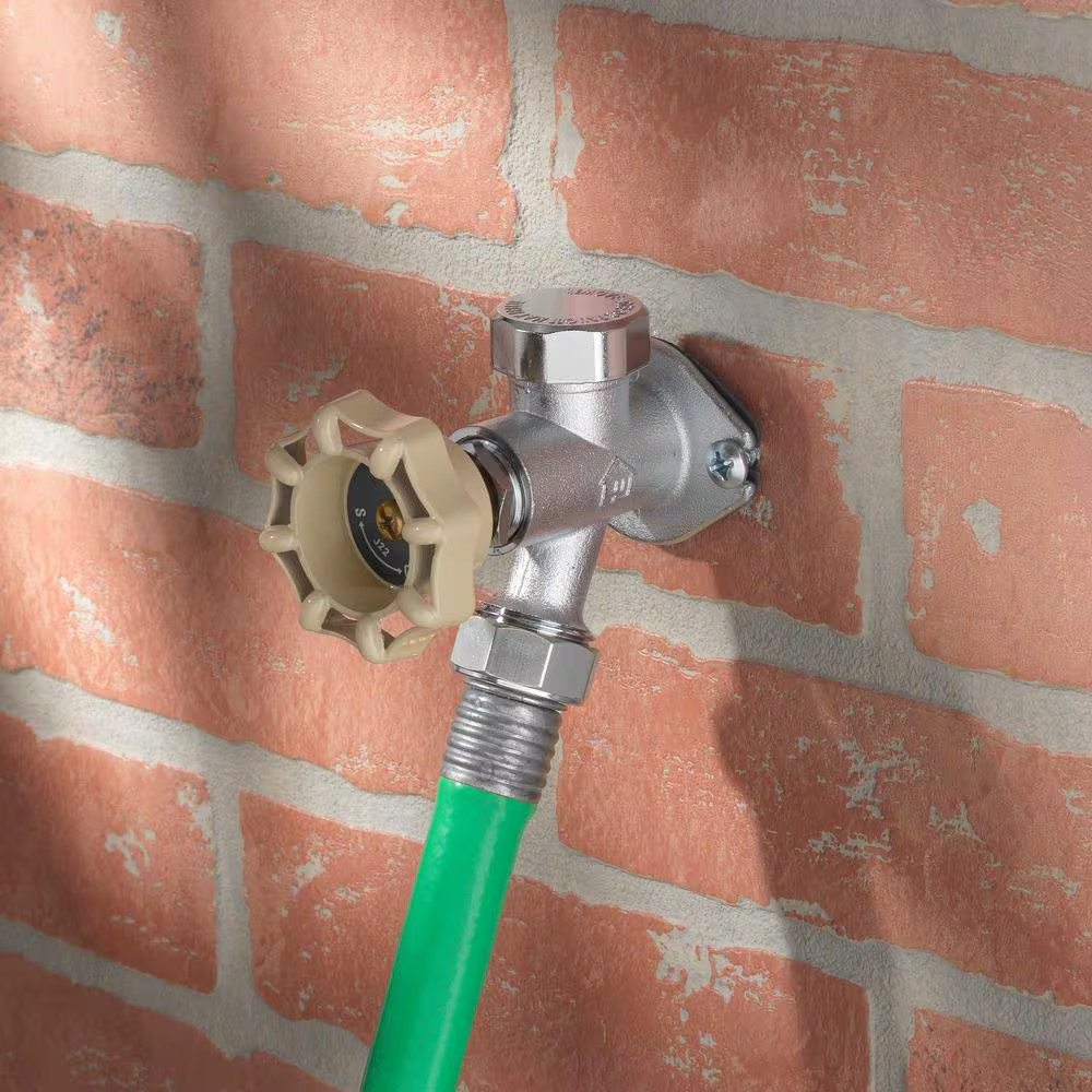 3/4 In. MHT X 1/2 In. MIP and 1/2 In. SWT X 8 In. Brass Anti-Siphon Frost Free S