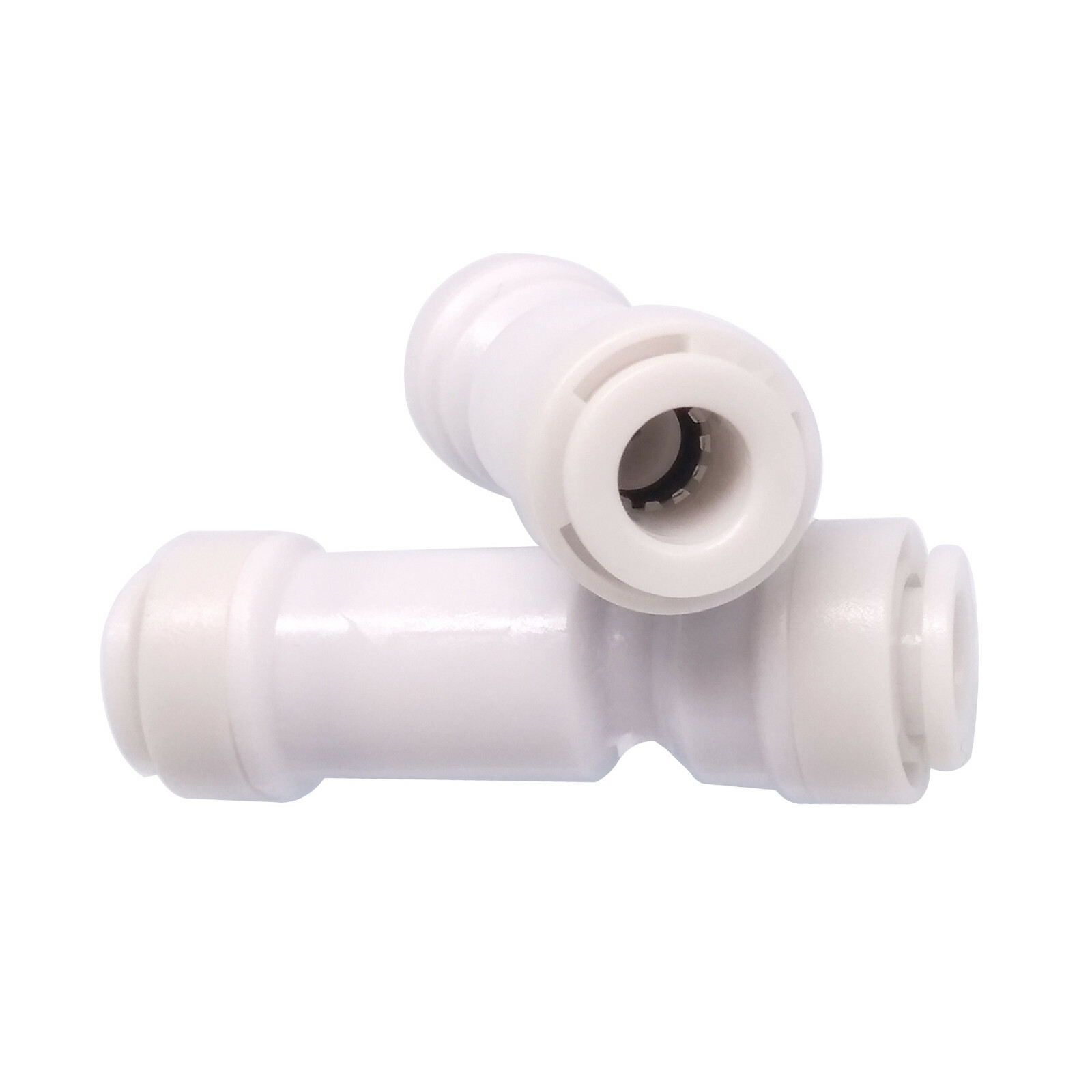 US Stock 2pcs 1/4″ to 1/4″ Tube Straight Quick Connect Check Valve Push Fit