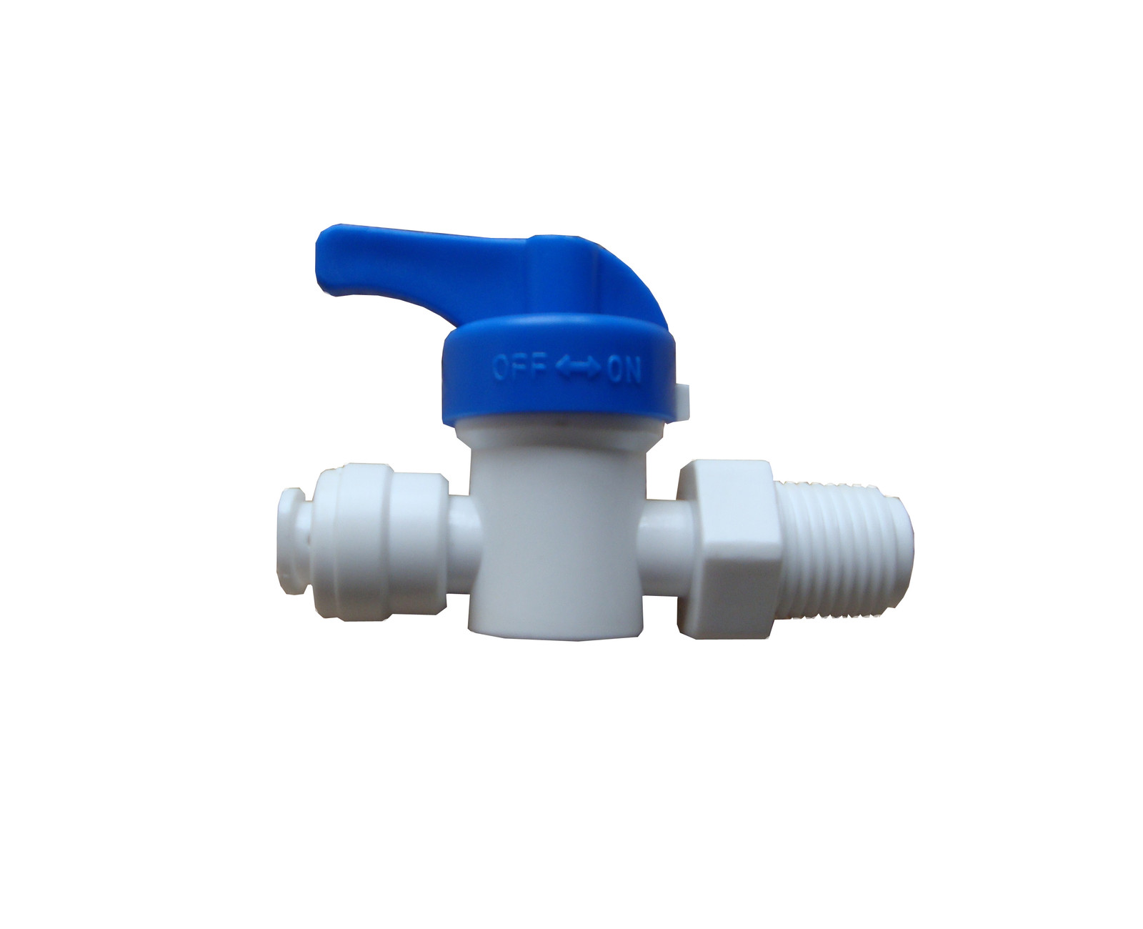 1/4″ Tube x 1/4″ Thread Ball Valve Quick Connect Fitting for RO Water System