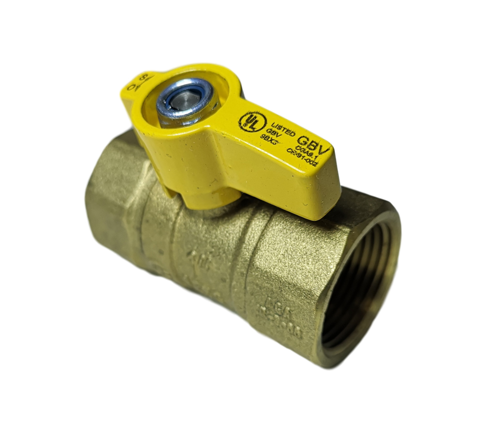 10) 1″ IPS GAS VALVE,1″ FEMALE GAS VALVE, 1/4 TURN – PROPANE, NATURAL GAS, CSA