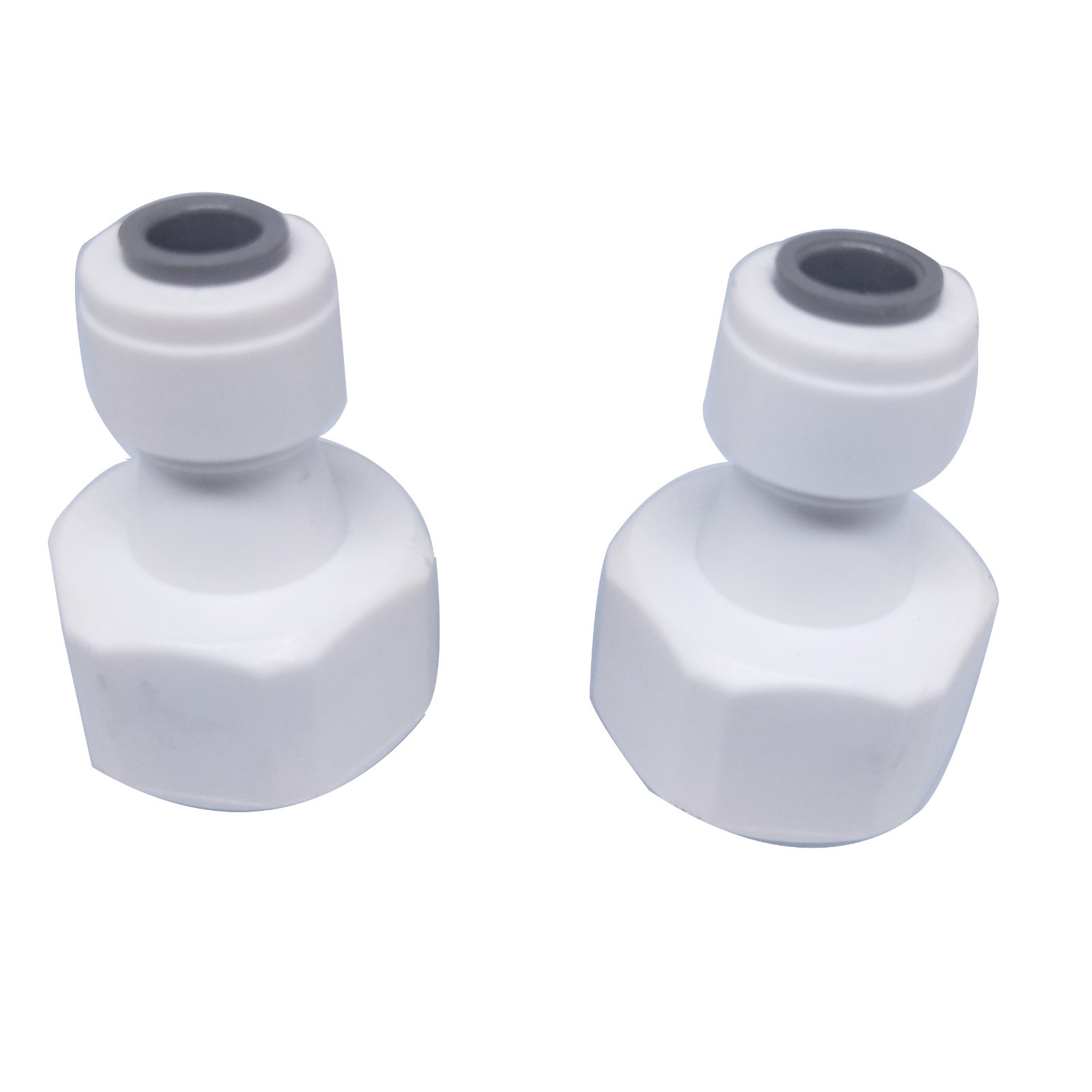 US Stock 2pcs 1/2″ Female Thread to 1/4″ Tube Quick Connect Push Fit