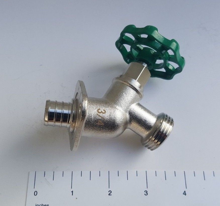 10 PIECES 3/4″ PEX X 3/4 GHT SILLCOCKS (LEAD FREE BRASS