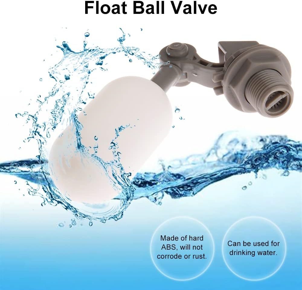 1/2″ Float Ball Valve Automatic Fill Feed Humidifier Tank Pond Shut Off with Arm