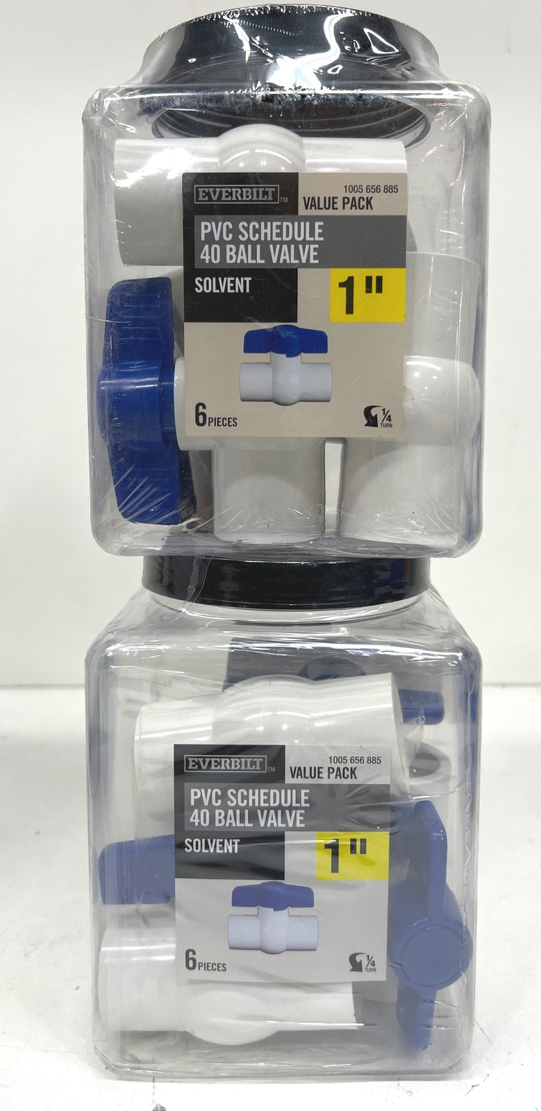 (12 TOTAL) Everbilt 1 in. Slip x 1 in. Slip x PVC Schedule 40-Ball Valve