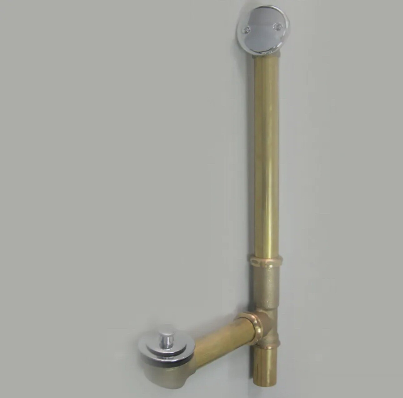 PROFLO PFWO101 Chrome Universal Tub Drain/Waste – Fits Most Tubs 14″ – 16″H