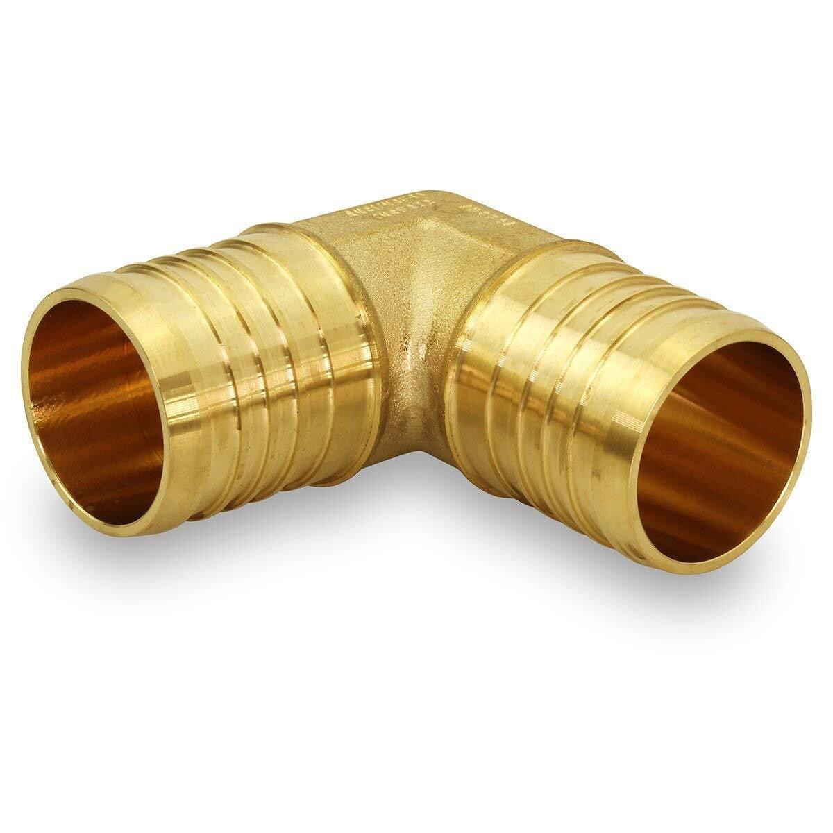 3/8″inch PEX X 90 Degree Elbow Barb Pipe Fitting Plumbing Lead Free Brass 10 Pcs