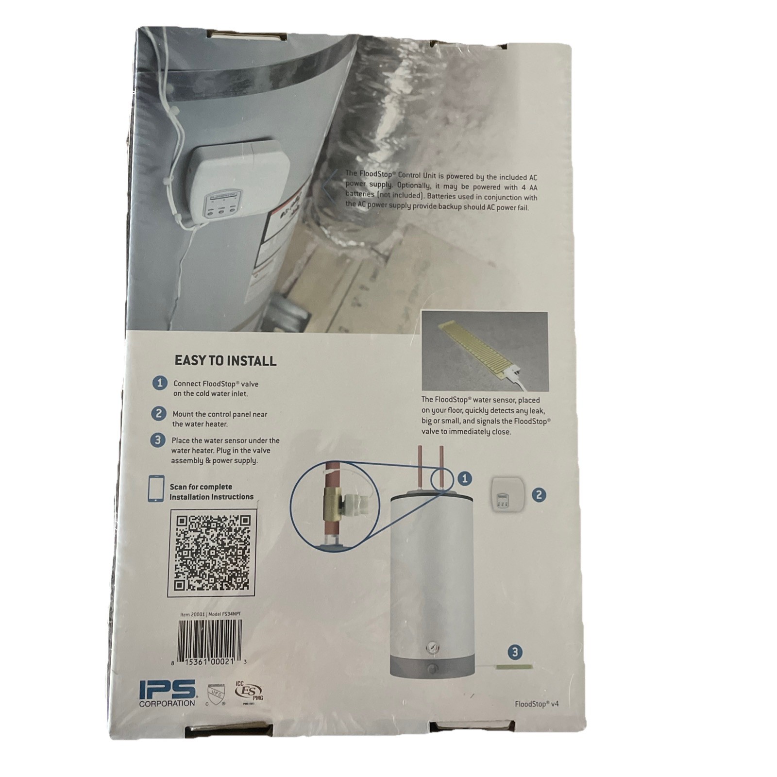 OnSite Pro Floodstop Auto Shut Off Ball Valve (FS3/4NPT