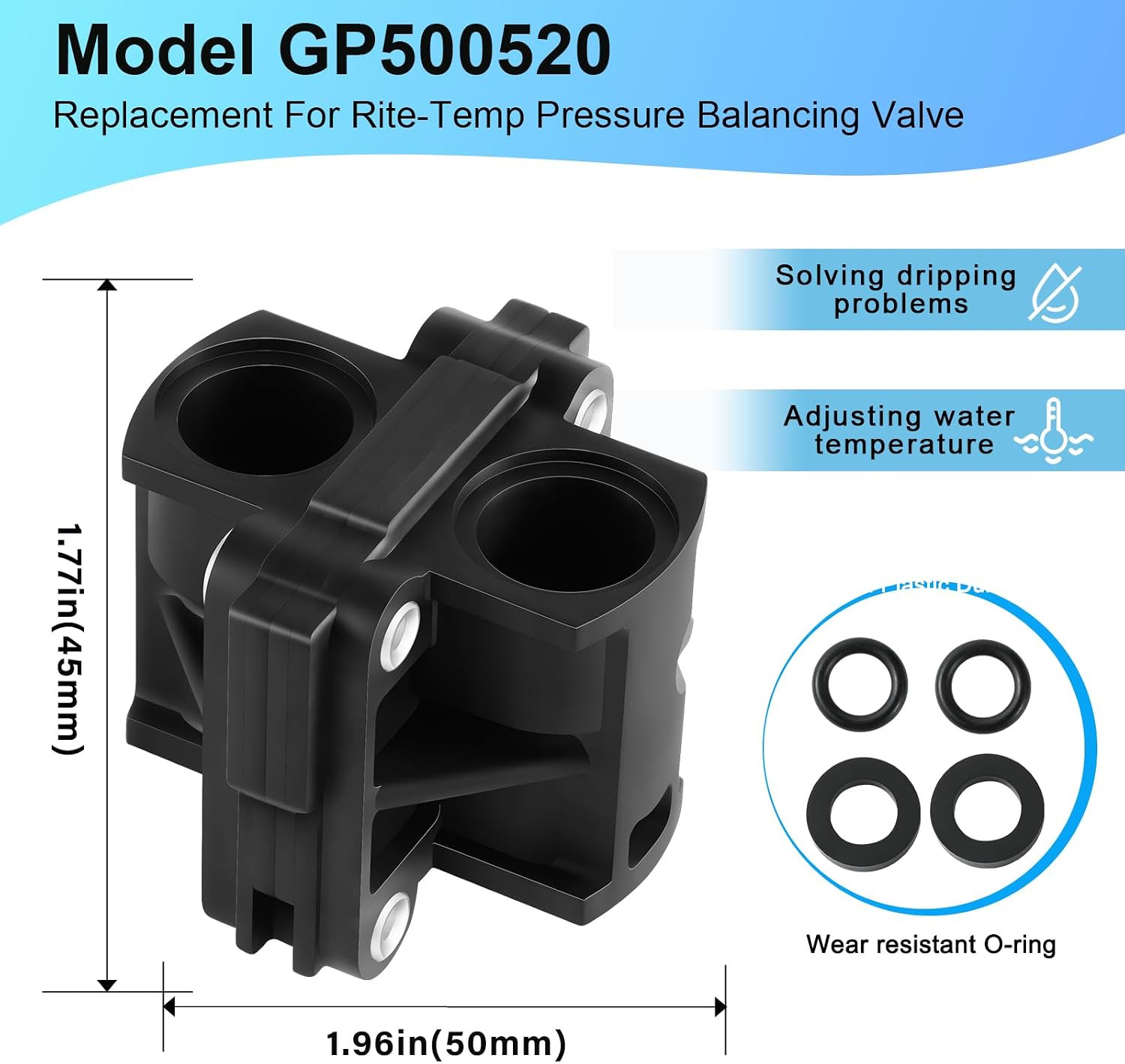 GP500520 Pressure Balancing Unit Cartridge, Compatible With Kohler GP77759, GP77