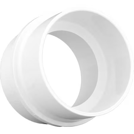 Zoro Select 1Wkl6 Pvc Adapter, Hub X Sd Spigot, 4 In X 3 In Pipe Size, 1Wkl6