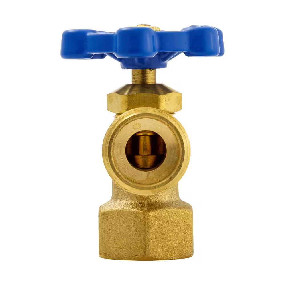 3/4 In. X 3/4 In. FIP X MHT Brass Boiler Drain Valve