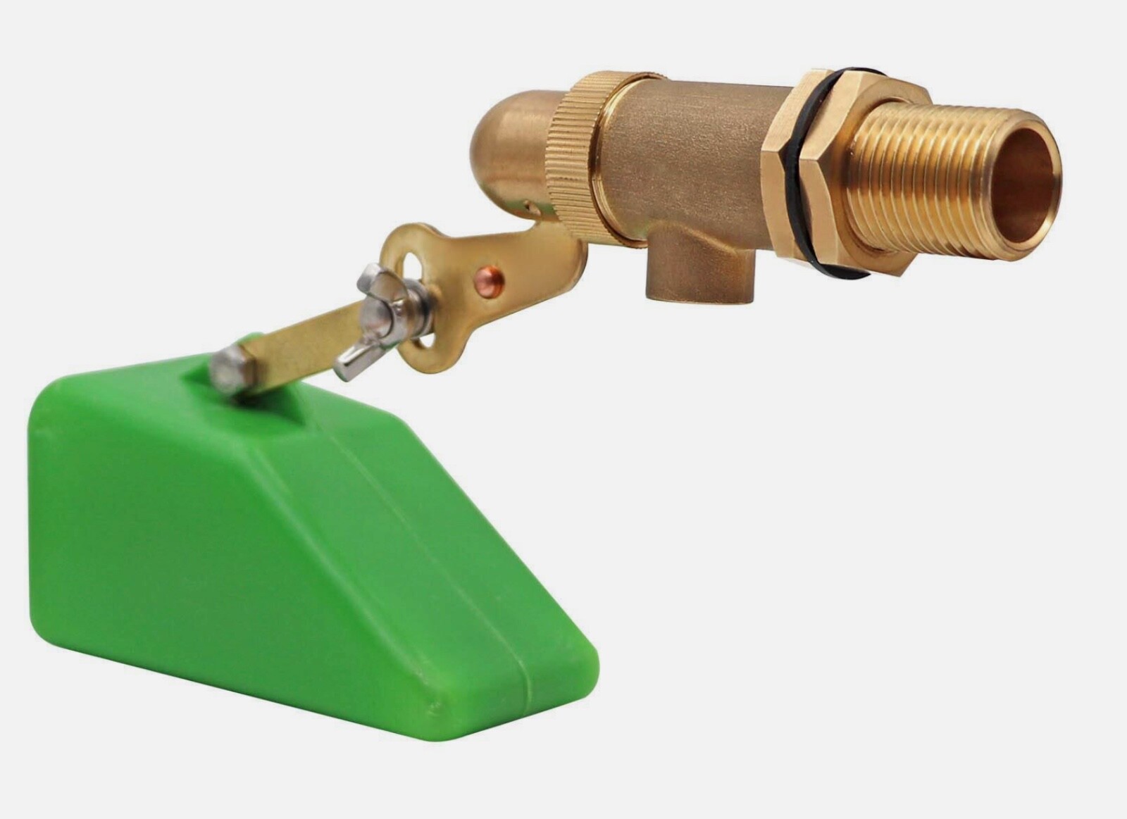 1/2 Inch Brass Valve with Plastic Float Water Float Valve with Adjustable
