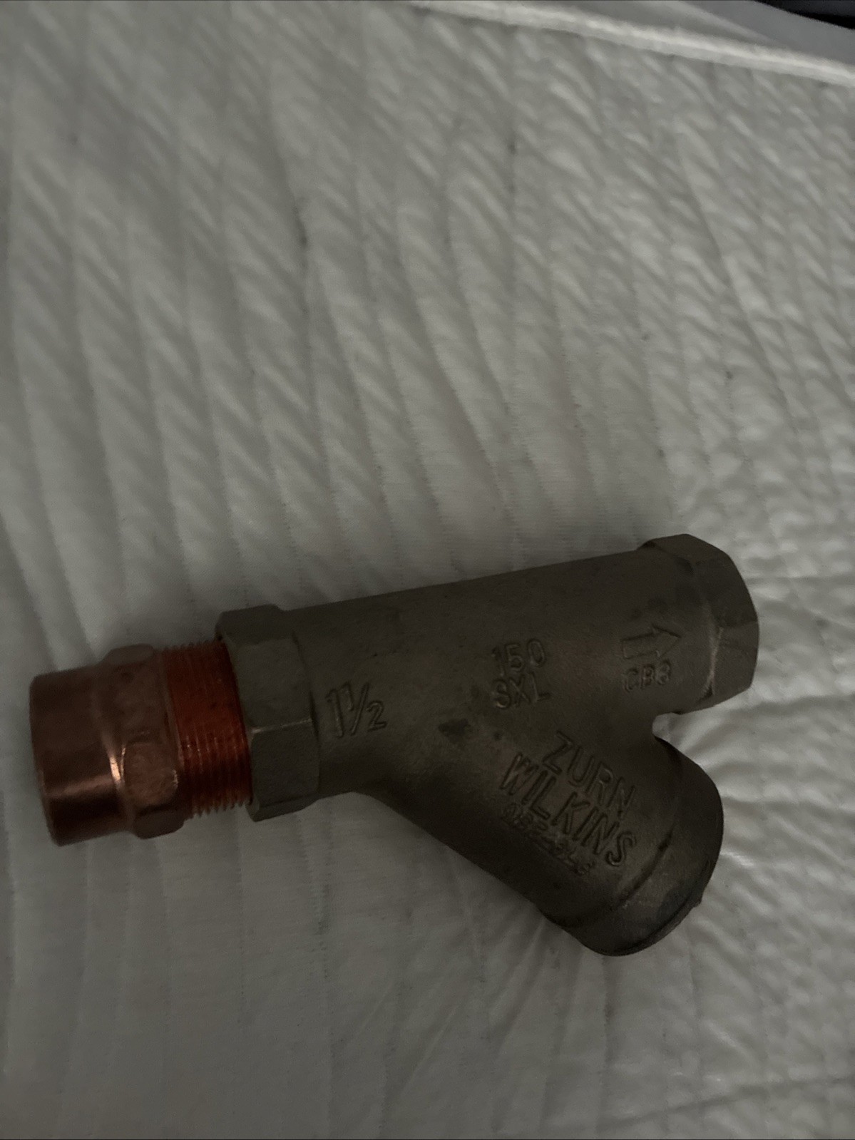 Zurn Wilkins 1-1/2” 150 SXL Bronze Y-Strainer / Pipeline Filter – New Unused