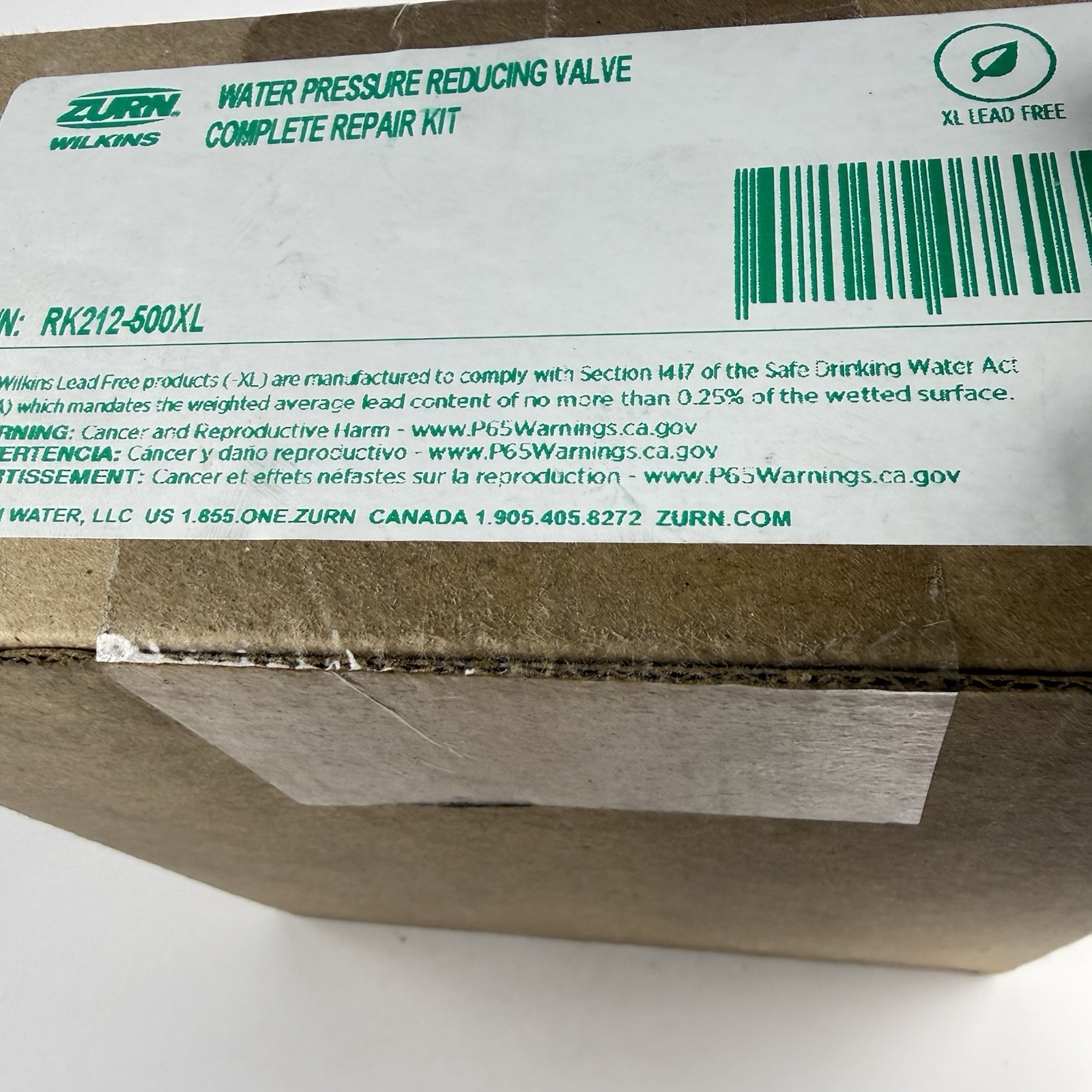 Zurn Wilkins RK212-500XL Water Pressure Reducing Valve Repair Kit XL 2-1/2”