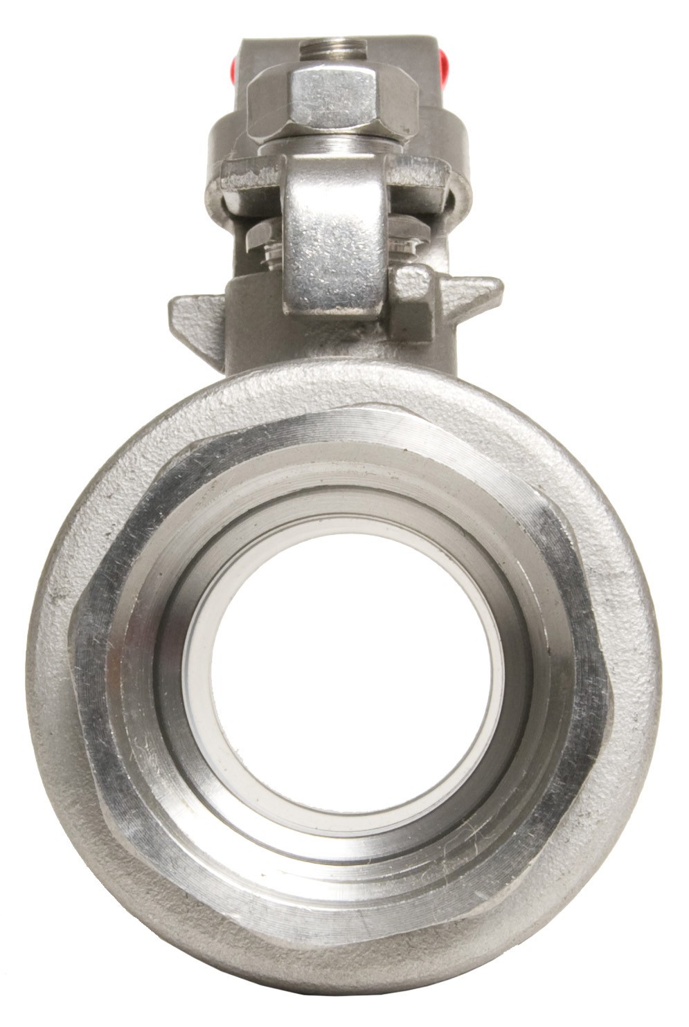 1″ All 304 S.S. Ball Valve – Full Port, 1000 WOG / Red Handle