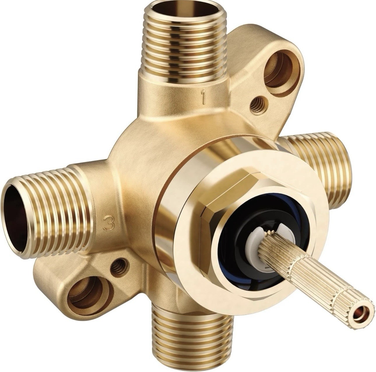 Moen U361CI M-CORE 3/6 Function 1/2″ CC/IPS Diverter Transfer Rough-in Valve