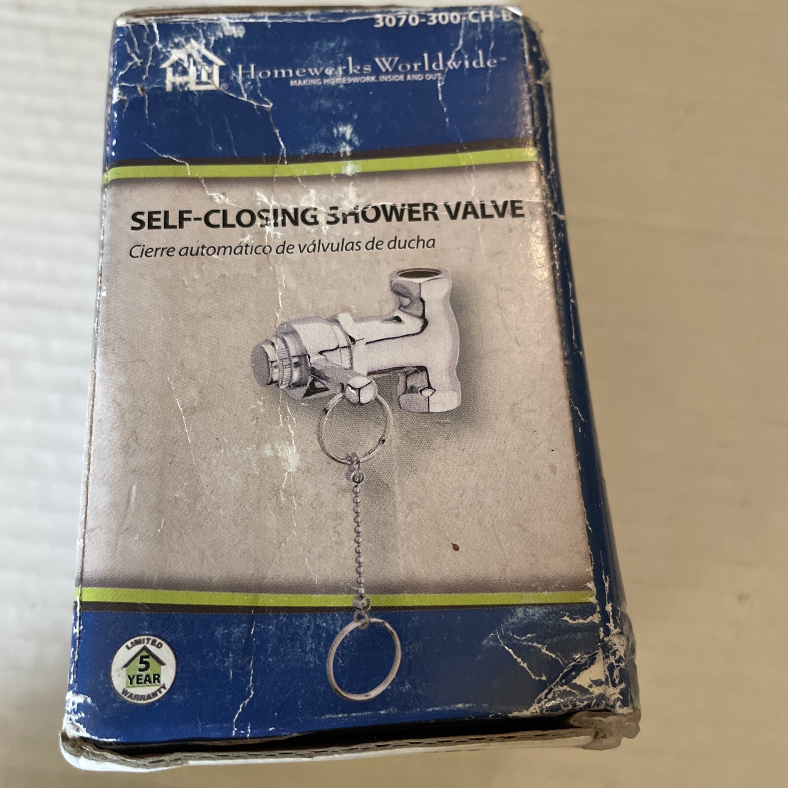 Homewerks 3070-300-CH-B Chrome Self Closing Outdoor Shower Valve 1/2 in.