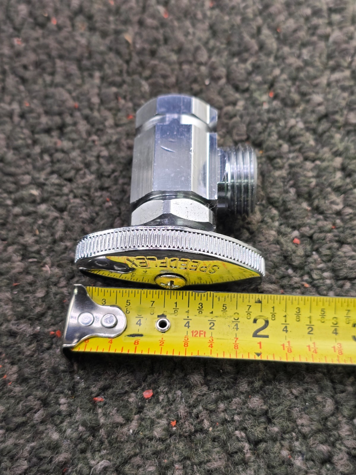 (QTY 8) EASTMAN 4329: 7/16″ or 1/2″ x 1/2″ Angle Stop Multi-Turn No Nut/Sleeve