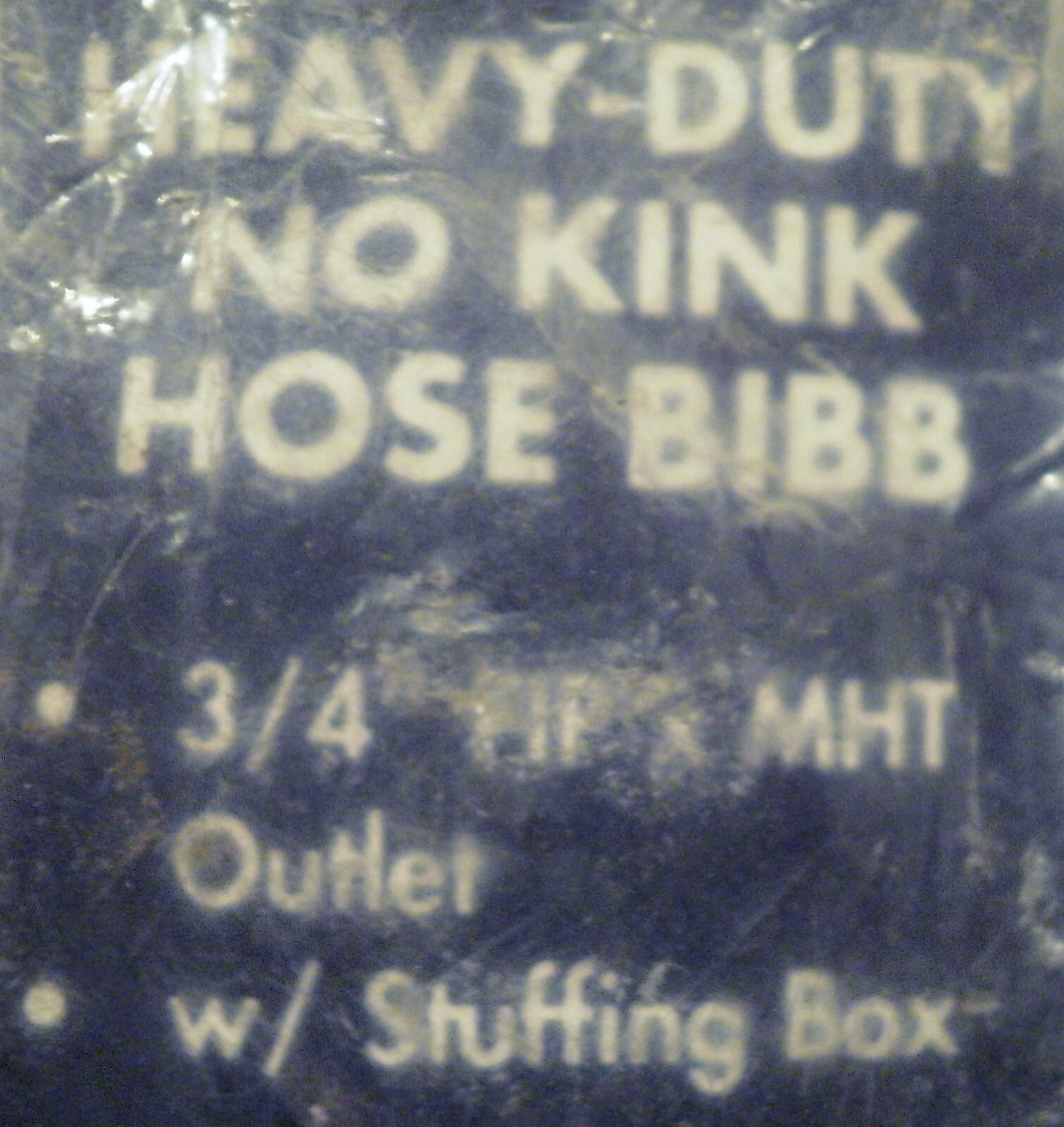 Eastman Heavy Duty No Kink Hose Bibb ¾” FIP x MHT Outlet w Stuffing Box 48625