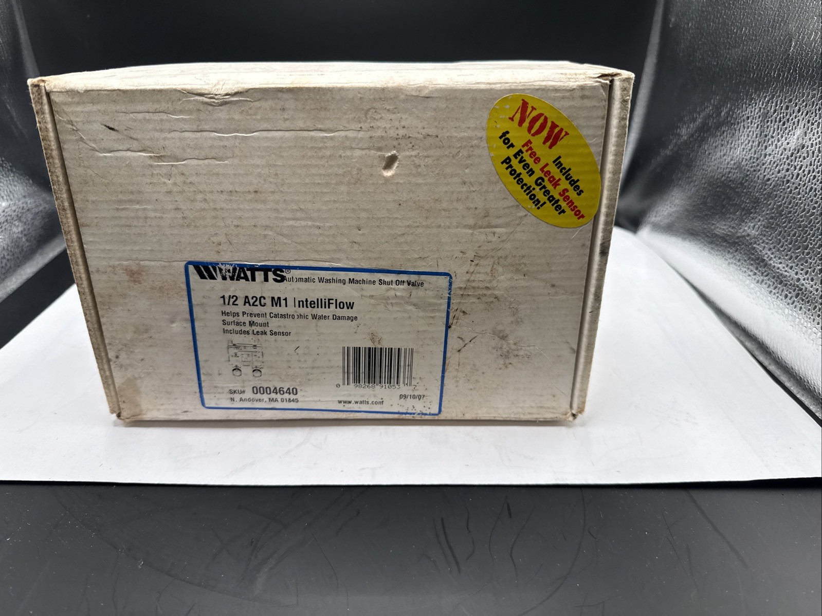 ~ MAIN UNIT ONLY ~ Watts A2C-M1 1/2 IntelliFlow Washing Machine Shut Off Valve