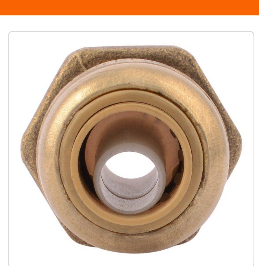 Sharkbite U070LFA, 3/8-in. I.D. Push-to-Connect Female Adapter Fitting