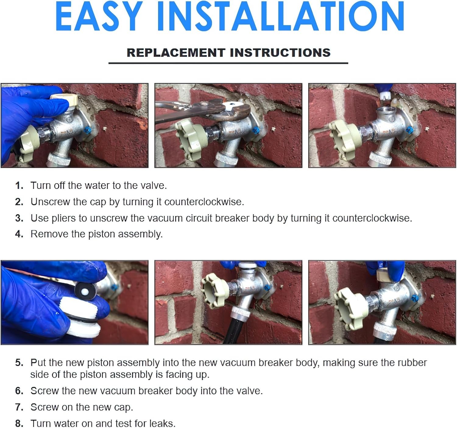 Quality 2-Pack Anti-Siphon Valve Repair Kit – Prevent Backflow Contamination