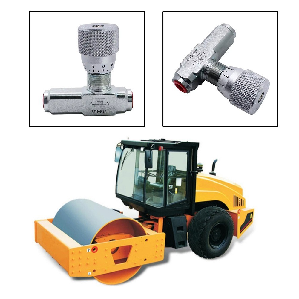 Hydraulic Flow Control Valve One Way Joint for Fluids Air Gases and Oils