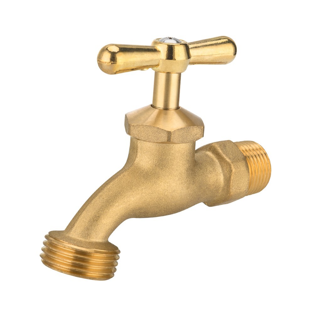 10 PCS EFIELD Outdoor Garden Hose Faucet /Valve 1/2″ Male NPT×3/4″ Male GHT