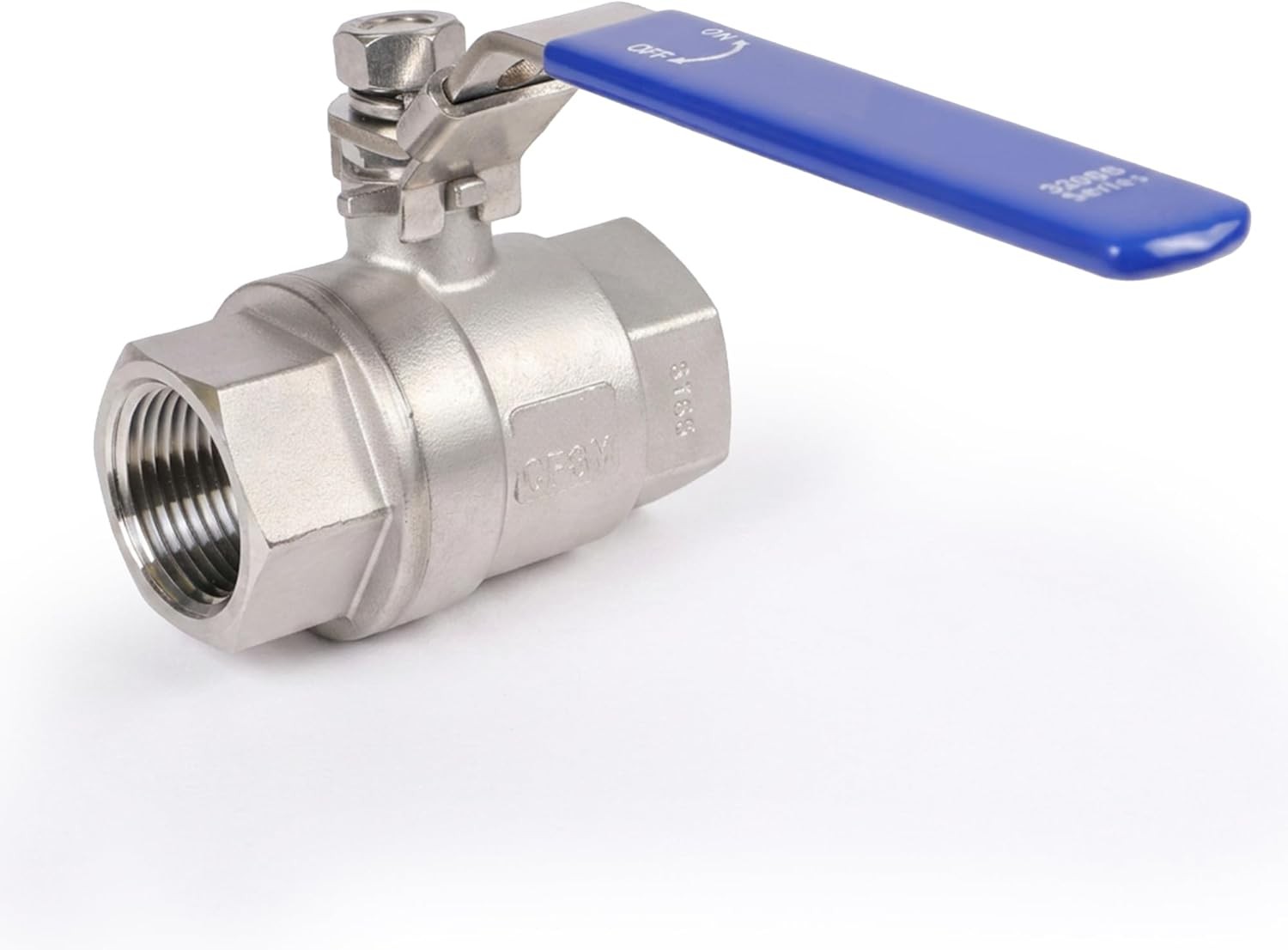 Stainless Steel Ball Valve Full Port 2-Piece Heavy Duty Valve