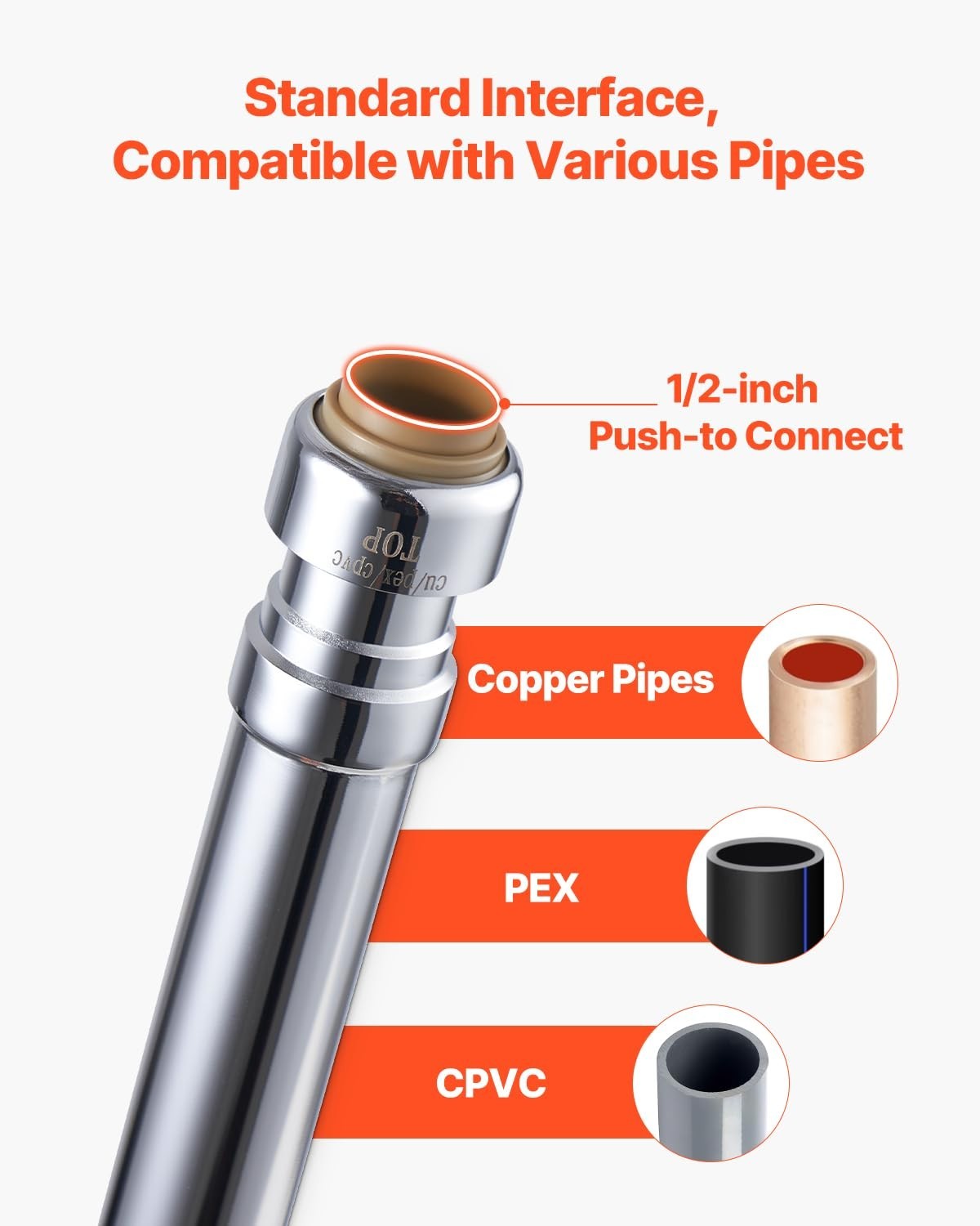 12-Inch Frost-Free Sillcock, 1/2″ PTC x 3/4″ MHT Hose Bibb, Anti-Siphon Lead-…